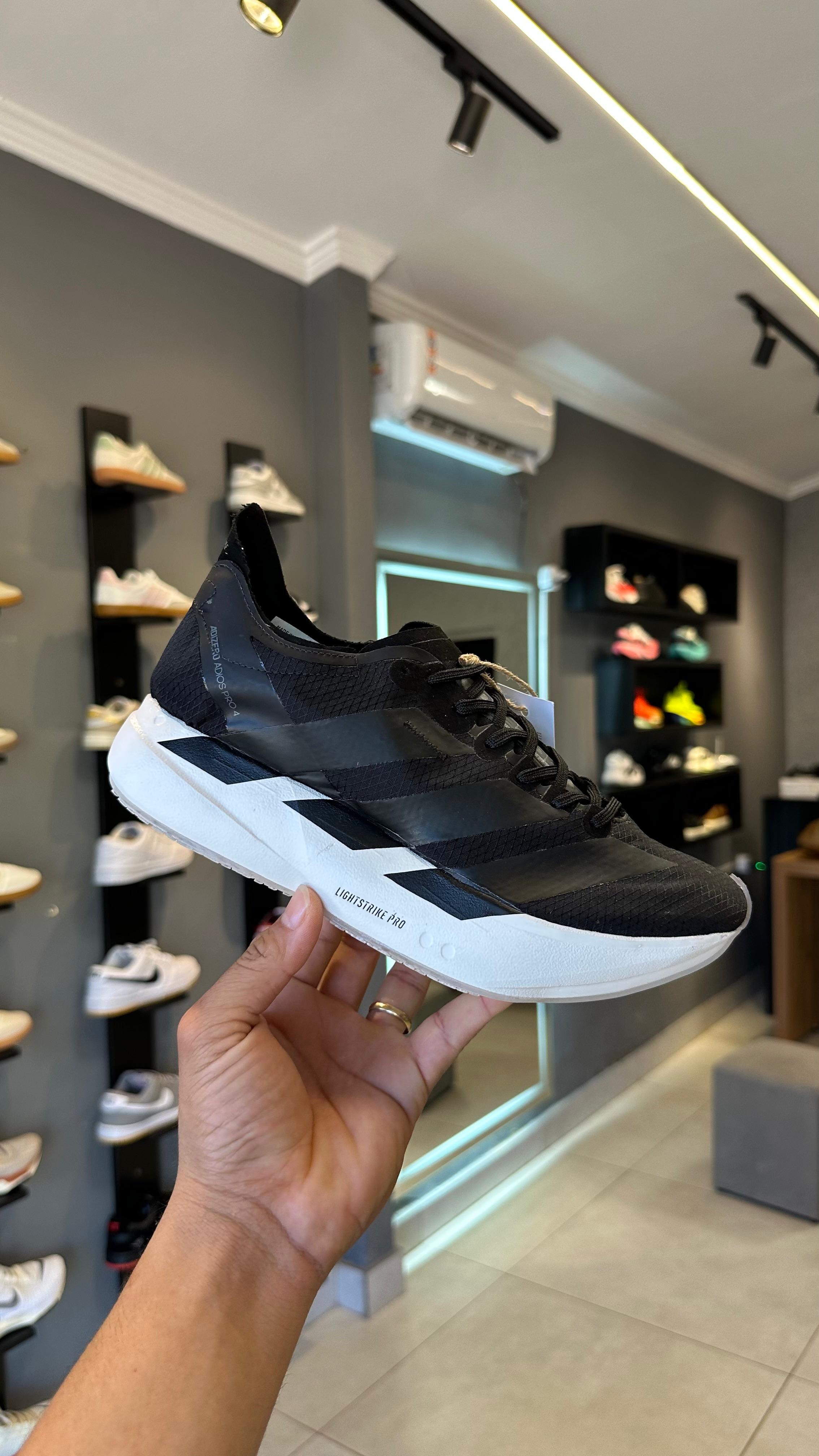 Adidas Adizero Adios Pro 4 Preto Branco